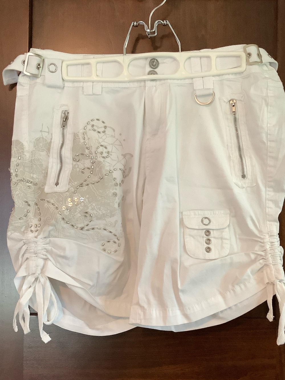 NWOT boutique Mur Mur white shorts